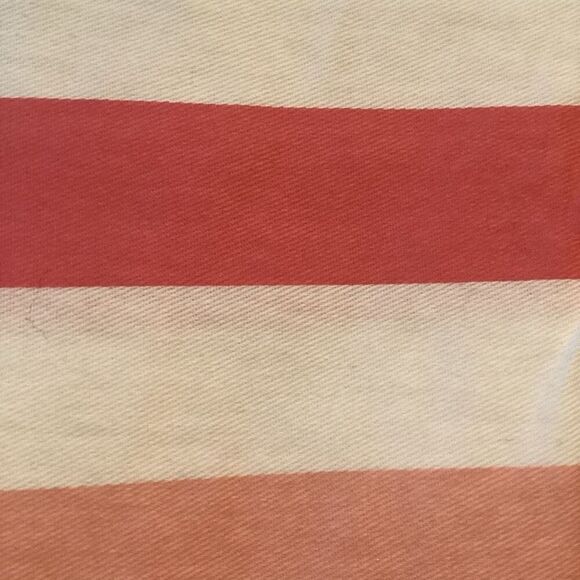 Kate Spade Foliage Striped Shower Curtain Pink - Picture 5 of 5